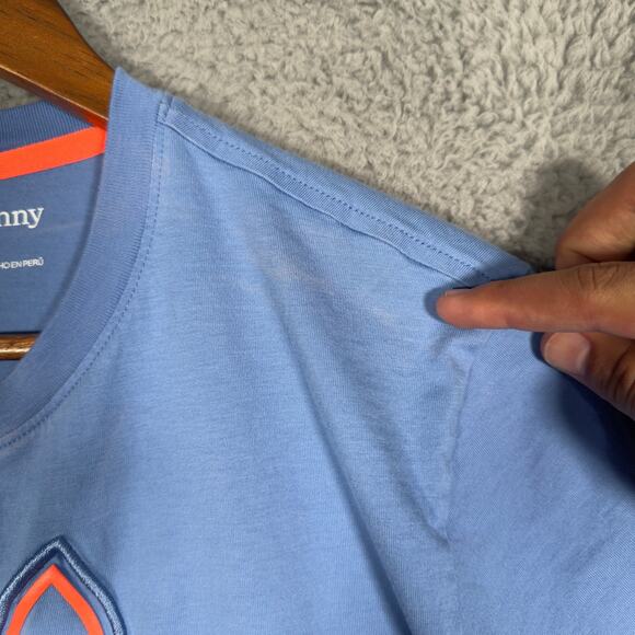 Psycho Bunny Chester Embroidered Graphic Blue T Shirt Men’s Size 6 - Picture 3 of 11